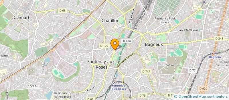 localisation de l'entreprise DE GUILLERAY à FONTENAY-AUX-ROSES