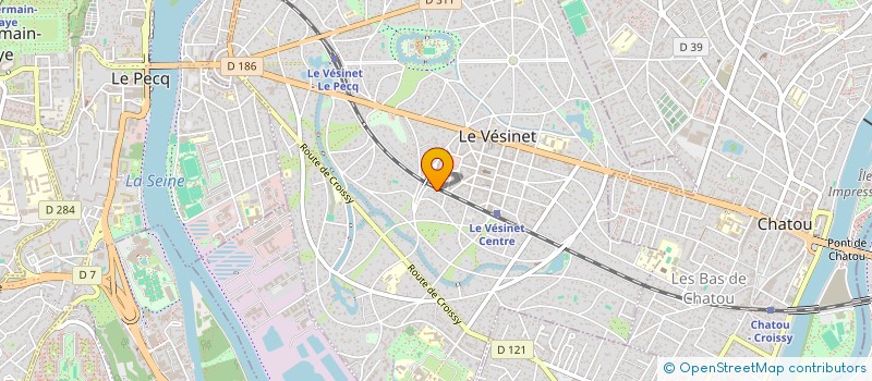 localisation de l'entreprise DE HB - IMMO  LE VESINET