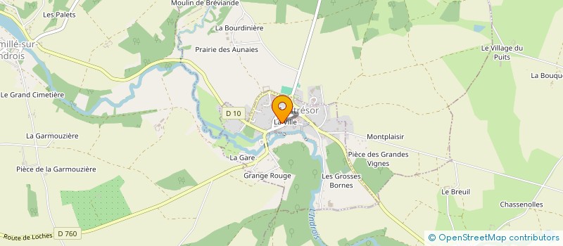 localisation de l'entreprise DE HOD A TIPHERETH à MONTRESOR