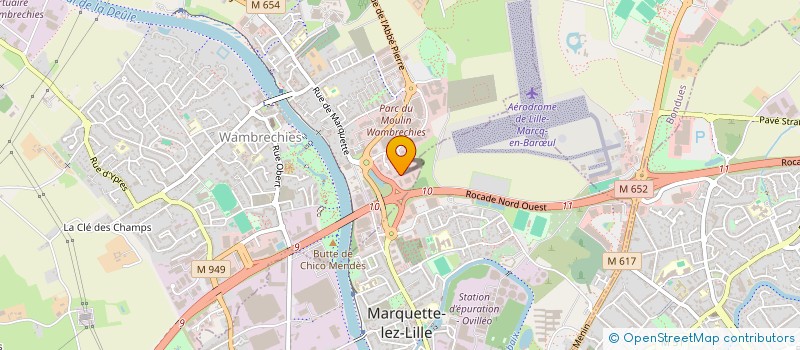 localisation de l'entreprise DE HOUTVAL à WAMBRECHIES
