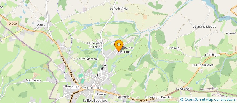 localisation de l'entreprise DE IM CO à AIGURANDE