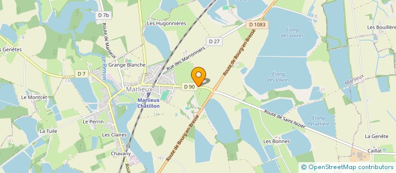 localisation de l'entreprise DE JAMBRAY  MARLIEUX