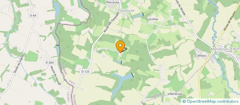 localisation de l'entreprise DE JEAN-BON  TOUJOUSE