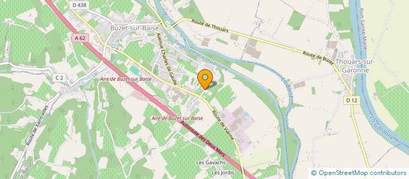 localisation de l'entreprise DE JENTHIEU à BUZET-SUR-BAISE