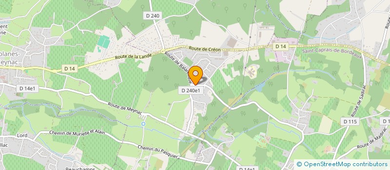 localisation de l'entreprise DE JESUS à CAMBLANES-ET-MEYNAC