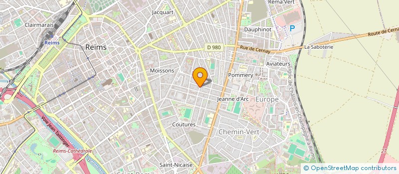 localisation de l'entreprise DE JESUS  REIMS