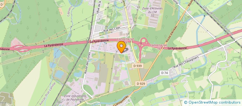 localisation de l'entreprise DE JESUS FRERES à LANNEMEZAN