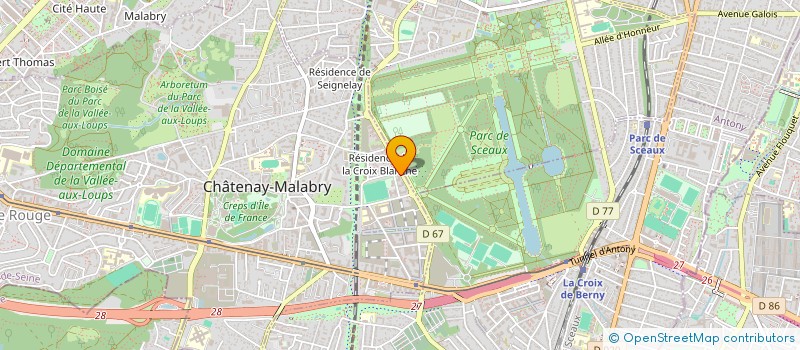 localisation de l'entreprise DE JESUS PATRICIO  CHATENAY-MALABRY