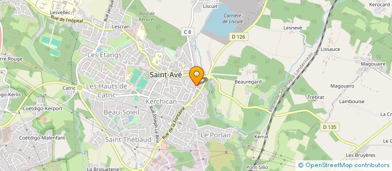 localisation de l'entreprise DE JOLIES CHOSES à SAINT-AVE