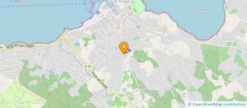 localisation de l'entreprise DE JONG DU COUVENT à SAINT-TROPEZ