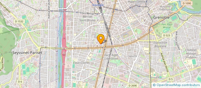 localisation de l'entreprise DE JOSS à GRENOBLE