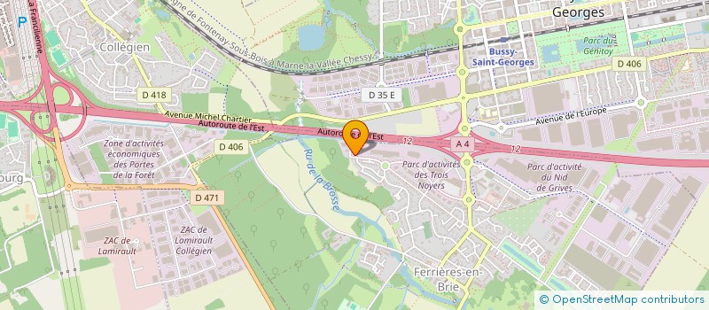 localisation de l'entreprise DE JUMA  FERRIERES-EN-BRIE