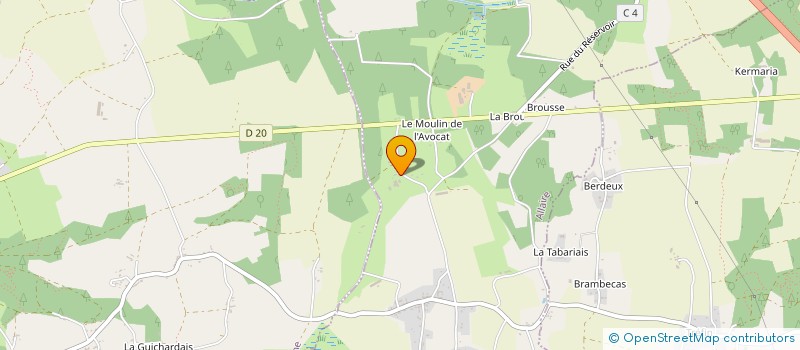 localisation de l'entreprise DE KAER HEOL à ALLAIRE