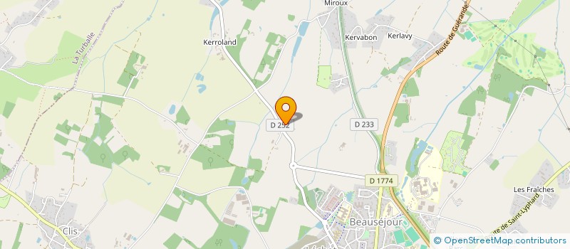 localisation de l'entreprise DE KER ALNO à GUERANDE