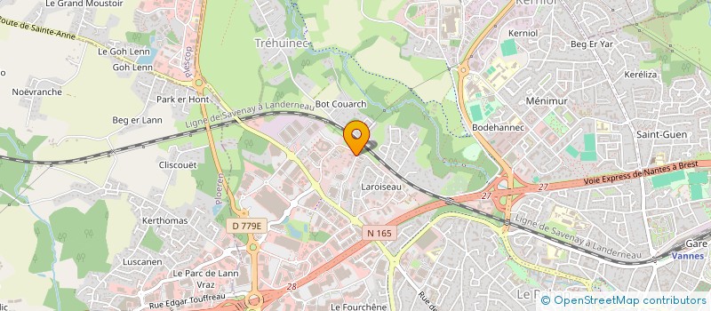 localisation de l'entreprise DE KER ENTREE à VANNES
