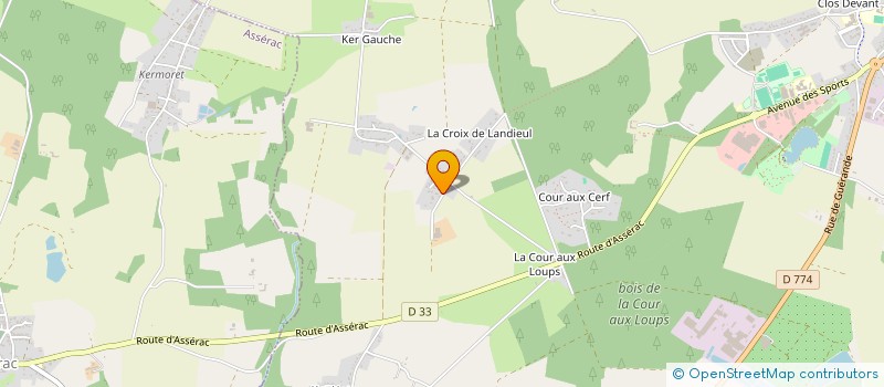 localisation de l'entreprise DE KER-FAB à HERBIGNAC
