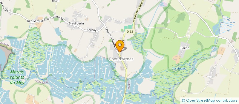 localisation de l'entreprise DE KERARNO  ASSERAC