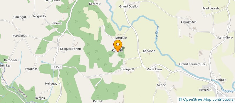 localisation de l'entreprise DE KERBREVEST à BUBRY