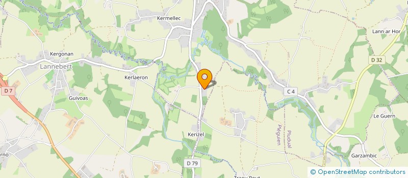 localisation de l'entreprise DE KERDEL à PABU