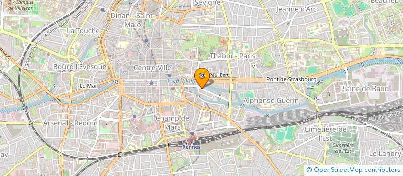 localisation de l'entreprise DE KERDORET  RENNES