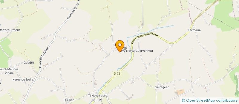 localisation de l'entreprise DE KERGADIOU à EDERN