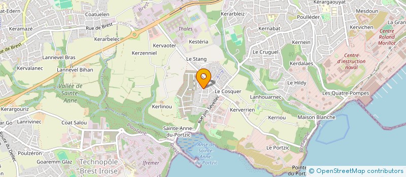 localisation de l'entreprise DE KERGUELLAFF IMMOBILIERE à BREST