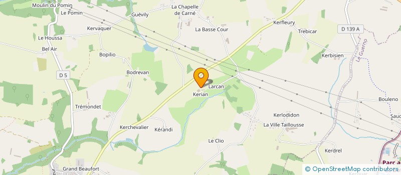 localisation de l'entreprise DE KERIAN à NOYAL-MUZILLAC