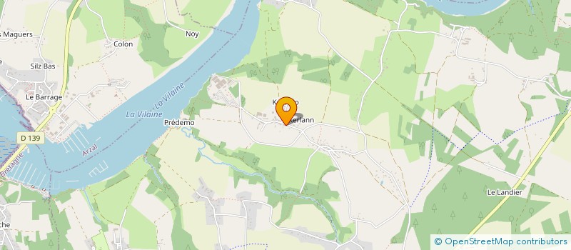localisation de l'entreprise DE KERIVALAIN à FEREL