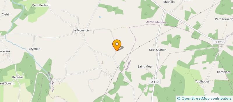 localisation de l'entreprise DE KERJACOB à LOCOAL-MENDON