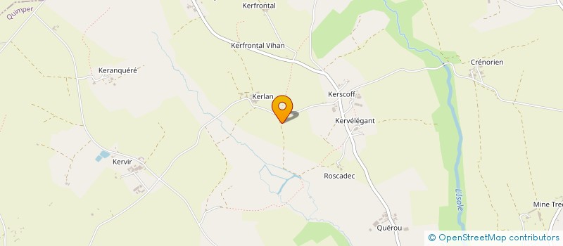 localisation de l'entreprise DE KERLAN à SCAER