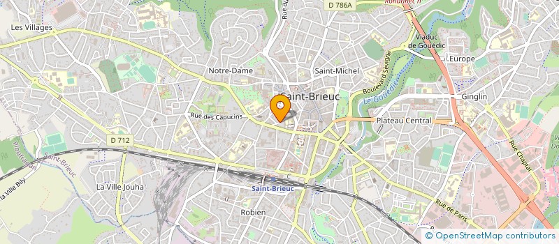 localisation de l'entreprise DE KERLAY à SAINT-BRIEUC