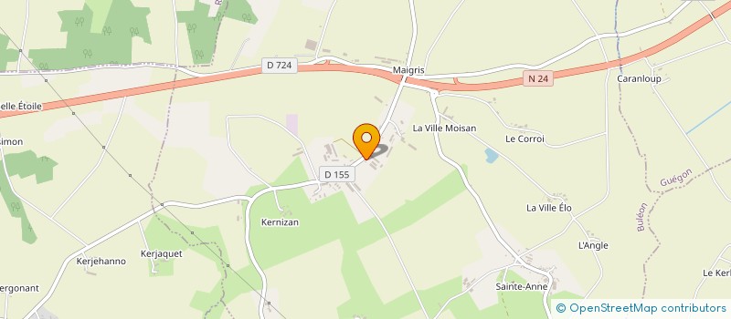 localisation de l'entreprise DE KERMARDI à BULEON