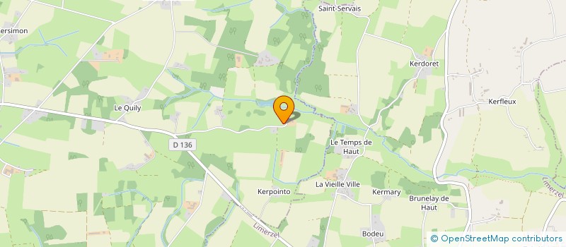 localisation de l'entreprise DE KERMEILLOUX à QUESTEMBERT