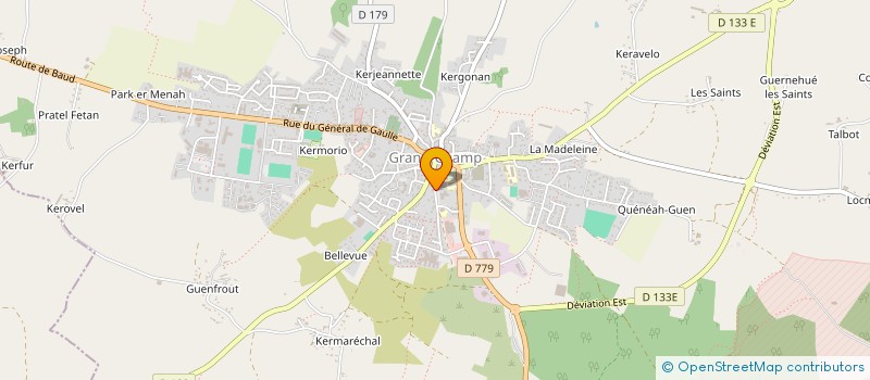 localisation de l'entreprise DE KERMOCH à GRANDCHAMP