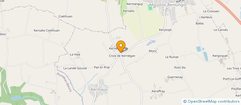 localisation de l'entreprise DE KERNEGANT à EVELLYS