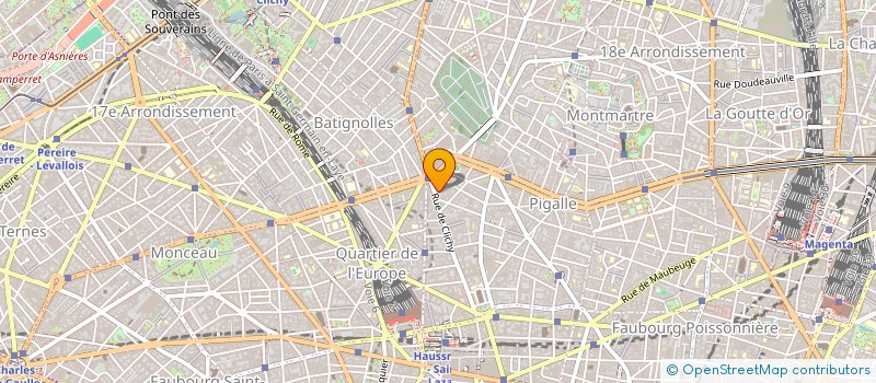 localisation de l'entreprise DE KERROS PRODUCTION  PARIS