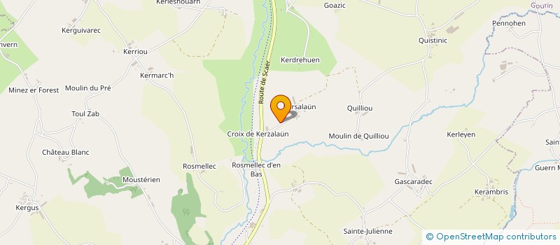 localisation de l'entreprise DE KERSALAUN à GOURIN