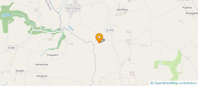 localisation de l'entreprise DE KERSCOMARD à EVELLYS