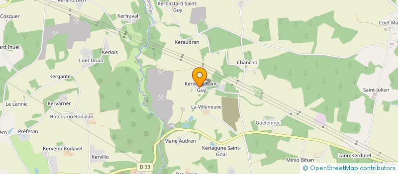 localisation de l'entreprise DE KERVEN à PLUVIGNER
