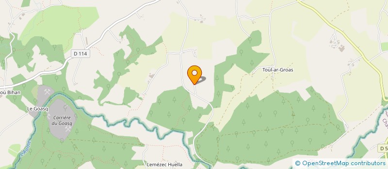 localisation de l'entreprise DE KERVIOLET  SCRIGNAC