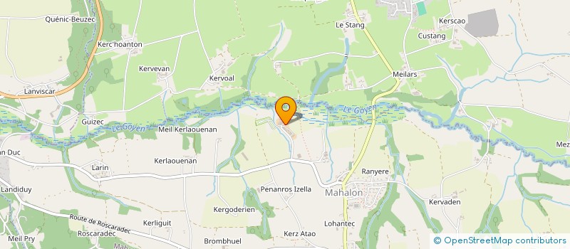 localisation de l'entreprise DE KERZAL  MAHALON