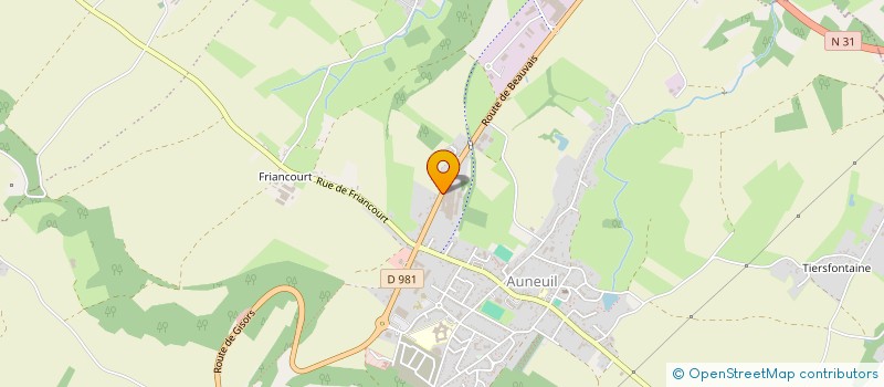 localisation de l'entreprise DE KONINCK TRANSPORTS à AUNEUIL