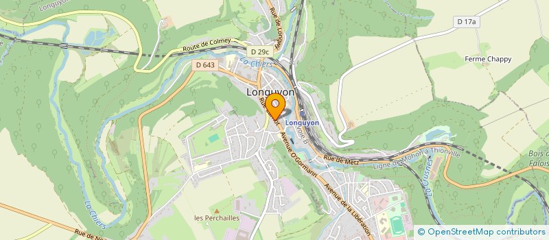 localisation de l'entreprise DE KOROY  LONGUYON