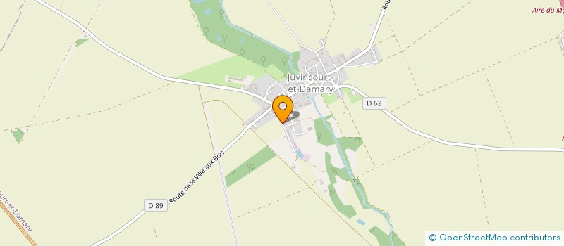 localisation de l'entreprise DE L'ABREUVOIR  JUVINCOURT-ET-DAMARY