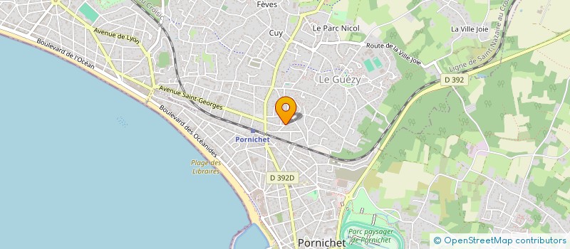 localisation de l'entreprise DE L'ABREUVOIR  LA BAULE-ESCOUBLAC