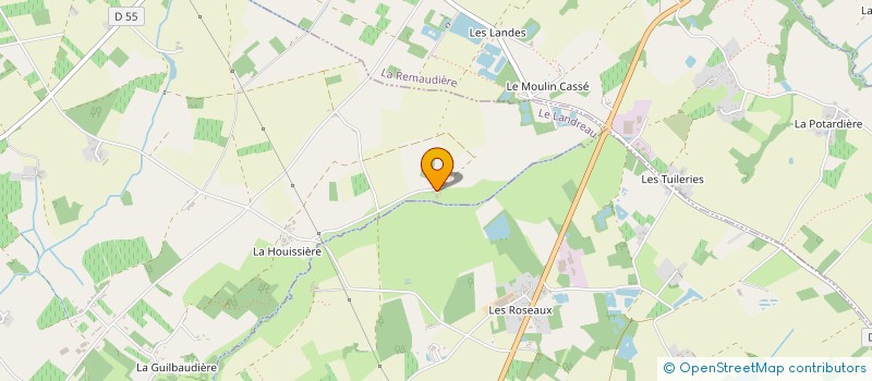 localisation de l'entreprise DE L  ACCUEIL  LOROUX-BOTTEREAU (LE)