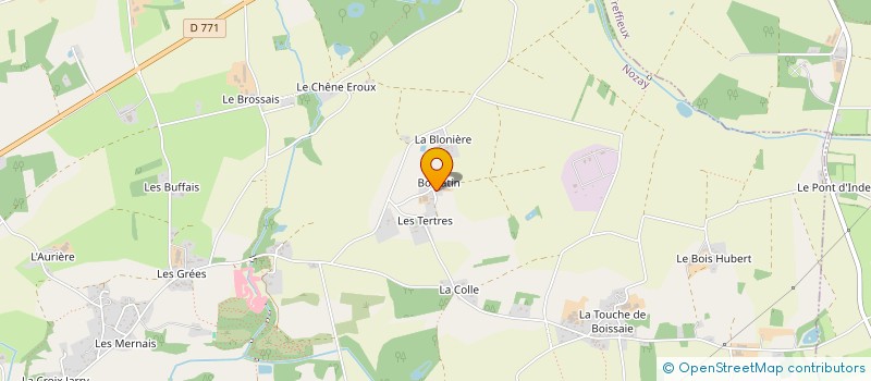 localisation de l'entreprise DE L'ACQUET  NOZAY
