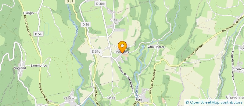 localisation de l'entreprise DE L'ADOUE à VALROMEY-SUR-SERAN