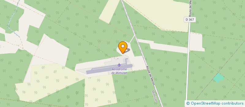 localisation de l'entreprise DE L'AERODROME  MIMIZAN
