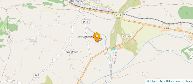 localisation de l'entreprise DE L'AIGLE à CHORGES